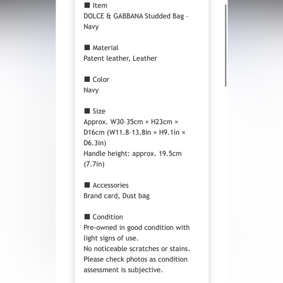 Dolce & Gabbana Black Studded Women's Bag - Picture 16 of 16